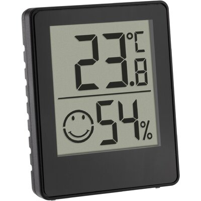 TFA Dostmann Digitales Thermo-Hygrometer Hőmérséklet- és légnedvesség mérő Fekete