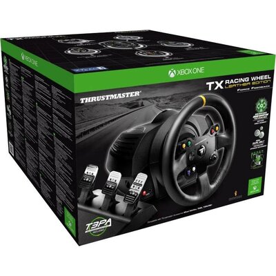 Thrustmaster TX Racing Wheel Leather Edition Kormány PC, Xbox One Fekete Pedállal