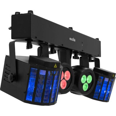 Eurolite LED KLS-120 Laser FX II Kompakt-Lichtset DMX LED-es effektsugárzó