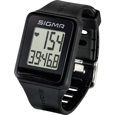 Sigma ID.GO Pulzusmérő óra mellkasövvel Fekete