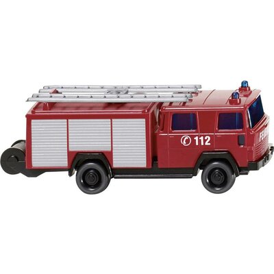 Wiking 096104 N Sürgősségi jármű modell Magirus Deutz Tűzoltóság LF 16