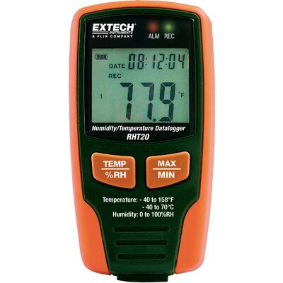 Extech RHT20 Luftfeuchtigkeits- und Temperaturdatenlogger % rF 100 % rF Adatgyűjtő funkció