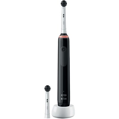 Oral-B Pro 3, 3000 Pure Clean 613011 Elektromos fogkefe Forgó/oszcilláló/pulzáló Fekete/fehér