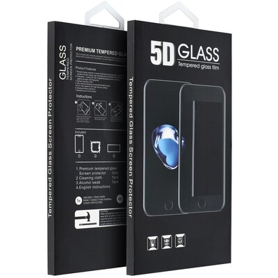 5D Full Glue edzett üveg - iPhone 15 Pro készülékhez (MATTE) fekete