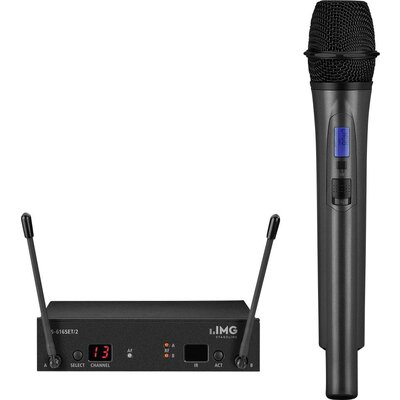 IMG StageLine TXS-616SET/2 Kézi Vezeték nélküli mikrofon készlet Átviteli mód:Vezeték nélküli Fém ház