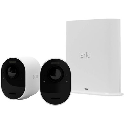 ARLO Ultra 2 4K, 2er Set VMS5240-200EUS Vezeték nélküli, WLAN IP-Megfigyelő kamera készlet3840 x 2160 pixel