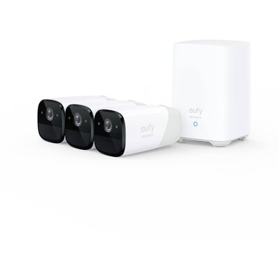 eufy EufyCam 2 Pro 3+1kit T88523D2 IP-Vezeték nélküli távfelügyeleti készlet3 db kamerával