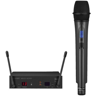 IMG StageLine TXS-611SET Vezeték nélküli mikrofon készlet Átviteli mód:Rádiójel vezérlésű Kapcsoló
