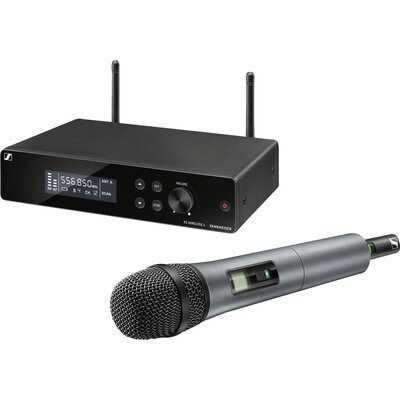 Sennheiser XSW 2-865-E Vezeték nélküli mikrofon készlet Átviteli mód:Rádiójel vezérlésű Csíptetővel, Táskával