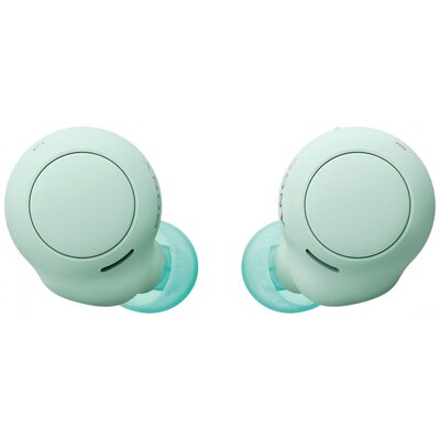 Sony WF-C500 DJ In Ear fejhallgató Bluetooth® Stereo Zöld Víztaszító, Izzadásálló