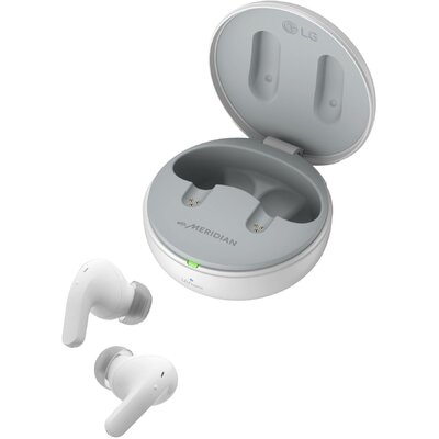 LG Electronics TONE Free DT60Q In Ear fejhallgató Bluetooth® Stereo Fehér Noise Cancelling Töltőtok