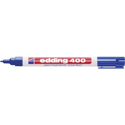Edding 400 4-400-1-1003 Permanent marker Kék Vízálló: Igen