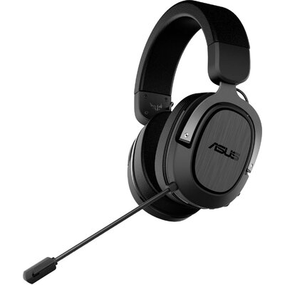 Asus TUF Gaming H3 Wireless Gamer Over Ear headset Rádiójel vezérlésű 7.1 Surround Fekete Hangerő szabályozás, Mikrofon némítás