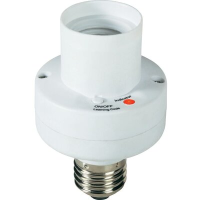 Vezeték nélküli lámpafoglalatba tekerhető vevő, 1 csatornás, E27, 100W, max. 25m, RSLR2