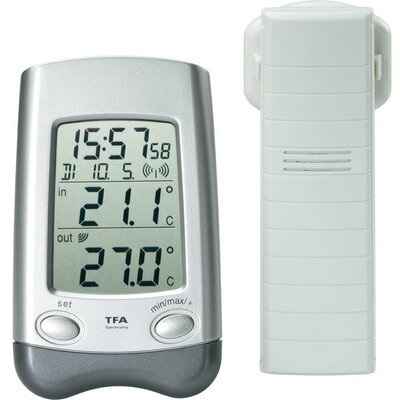 Vezeték nélküli digitális külső-belső hőmérő, TFA Wave 30.3016.54