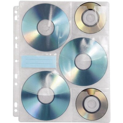 Lefűzhető CD tartó tok 10db CD, DVD számára Hama 49835