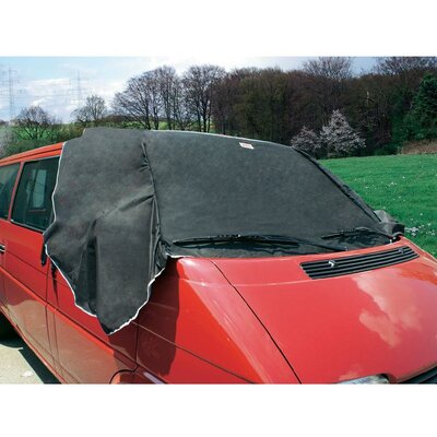 Mágneses szélvédő takaró és oldalablak takaró, szállító járművekre, kisbuszra 340 cm x 97 cm APA 16183