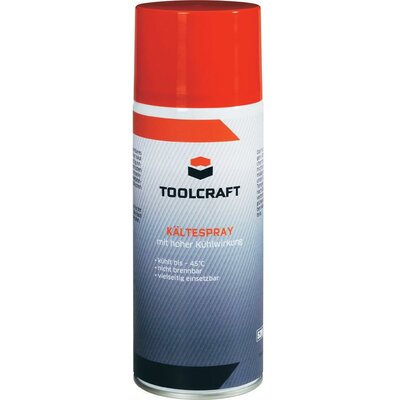 Hűtő spray, fagyasztó spray, nagyfokú hűtőhatással -45°C-ig 400 ml Toolcraft TC-KC400C