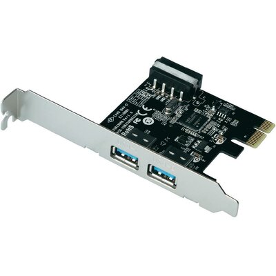 2 port-os PCI expressz kártya laptopokhoz Digitus USB 3.0 PCI expresscard