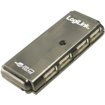 4 portos USB 2.0 Hub, LogiLink UH0001A