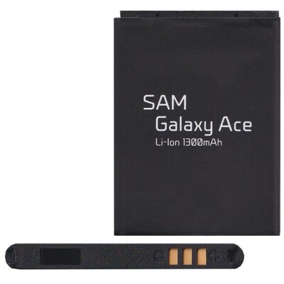 Utángyártott akkumulátor 1550 mAh Li-ion (EB494358VU / EB464358VU kompatibilis) - Samsung Galaxy Ace (GT-S5830), Samsung Galaxy Ace (GT-S5830i), Samsung Galaxy Ace Duos (GT-S6802), Samsung Galaxy Ace Plus (GT-S7500)
