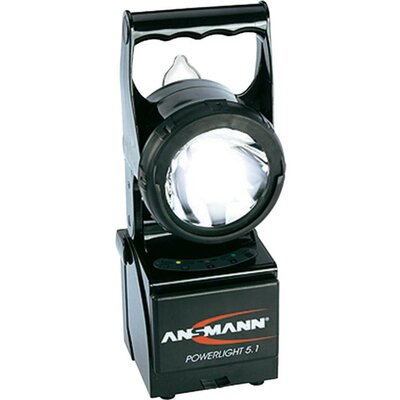 ANSMANN POWER LIGHT 5.1 xenon és LED izzós, ütésálló és vízálló akkus kézi lámpa, kézi fényszóró