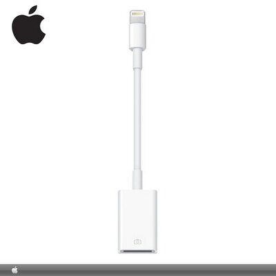 Apple MD821ZM/A Adapter kábel (lightning 8 pin, 12 cm, kamera csatlakoztatás) FEHÉR [Apple IPAD (4th Generation), Apple IPAD 9.7 (2017) , Apple IPAD 9.7 (2018), Apple IPAD Air, Apple IPAD Air 2]
