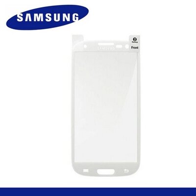 Samsung ETC-G1M7WEG Kijelzővédő fólia (2 db-os) FEHÉR [Samsung Galaxy S3 mini (GT-I8190), Samsung Galaxy S3 mini VE (GT-I8200)]