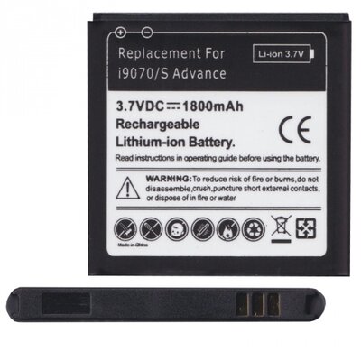 Utángyártott akkumulátor 1800 mAh Li-ion (EB535151VU kompatibilis) - Samsung Galaxy S Advance (GT-I9070)
