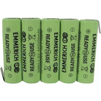 Akkucsomag, ceruza, Emmerich Ready to Use2200 mAh, 5, ceruza (AA), NiMH, 6 V, 1 db, ReadyToUse ceruza