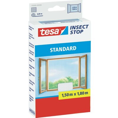 TESA® STANDARD szúnyogháló ablakra, 1,5 x 1,8 m, fehér