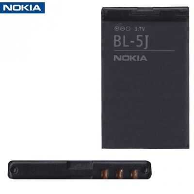 Nokia BL-5J Akkumulátor 1430 mAh LI-ION [Nokia 200 Asha, Nokia 201 Asha, Nokia 302 Asha, Nokia 5228, Nokia 5230 , Nokia 5800, Nokia C3-00, Nokia Lumia 520, Nokia Lumia 530, Nokia N900, Nokia X1-01, Nokia X6]