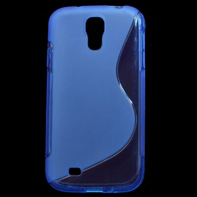 Hátlapvédő telefontok gumi / szilikon (S-line), Kék [Samsung Galaxy S4 (GT-I9500), Samsung Galaxy S4 (GT-I9505), Samsung Galaxy S4 VE (GT-I9515)]