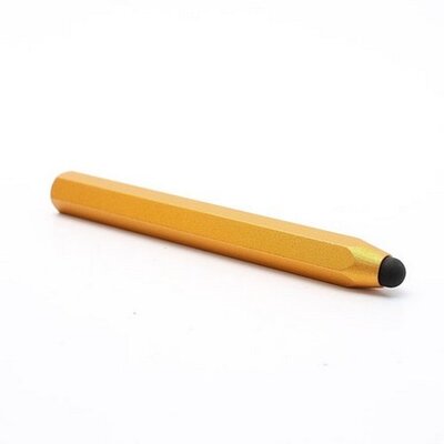 Érintőképernyő ceruza (alumínium, hatszögletű, kapacitív kijelzőhöz, 12 cm) NARANCSSÁRGA