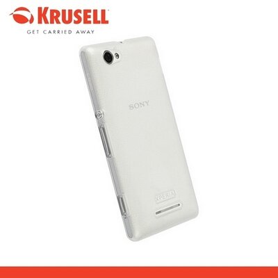 Krusell 89889 KRUSELL FrostCover műanyag hátlapvédő telefontok Átlátszó [Sony Xperia M (C1905)]