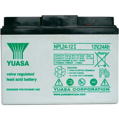 YUASA zselés akkumulátor, 12 V 24 Ah, 10 év