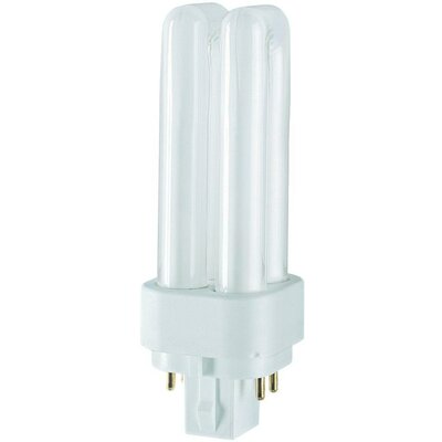 Kompakt fénycső, energiatakarékos fényforrás, 26 W, hidegfehér, cső forma, Osram DULUX D/E PLUS G24-q-3 4 Pin