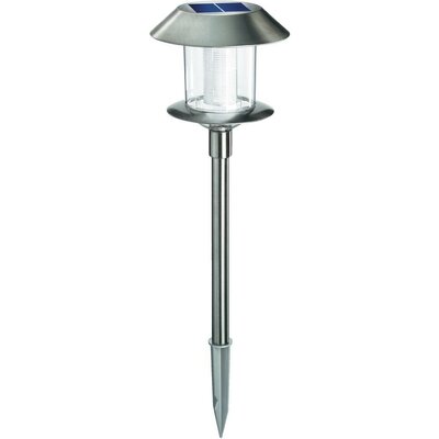 LED-es leszúrható napelemes kerti lámpa, rozsdamentes acél, Esotec Swing 102070