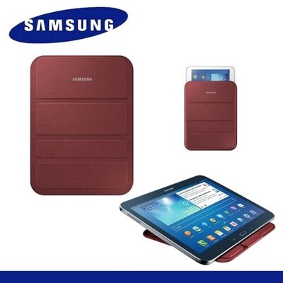 Samsung EF-SP520BREG Tok álló, POUCH (asztali tartó funkció) BORDÓ [Lenovo Tab 4 10 Plus (TB-X704L), Samsung Galaxy Note 10.1 LTE (SM-P605), Samsung Galaxy Note 10.1 WIFI (SM-P600)]