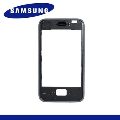 Samsung GH98-22532A Készülék előlap (plexi ablak nélkül) FEKETE [Samsung Star 3 (GT-S5220), Samsung Star 3 Duos (GT-S5222)]