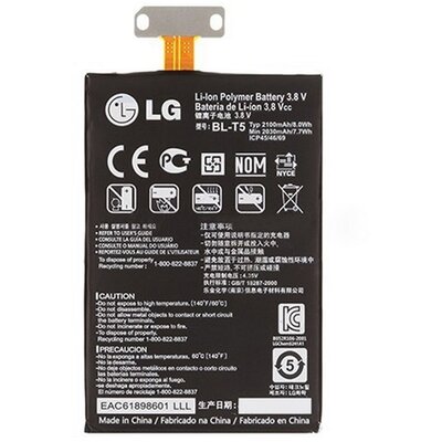 Lg BL-T5 / EAC61898601 gyári akkumulátor 2100 mAh Li-ion - LG Nexus 4 (E960), Optimus G (E975)