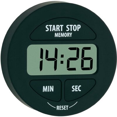 Digitális visszaszámláló óra stopperrel, időzítő, Ø55x18 mm, TFA 38-2022-01