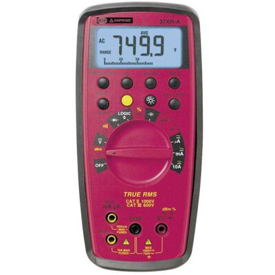 Digitális multiméter, mérőműszer 9999 Digit CAT III 600 V Beha Amprobe 37XR-A-D DMM