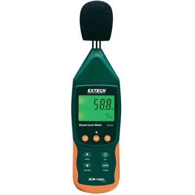 Digitális zajszintmérő, decibelmérő adatgyűjtővel 31.5 - 8000 Hz IEC EN 61672-1 Extech SDL600