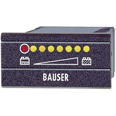 LED-es akkufeszültség visszajelző 20,8 - 24 V/DC 45x22mm Bauser 828