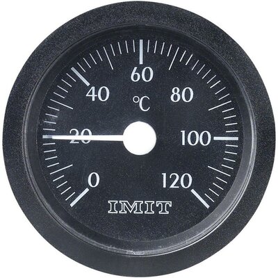 100847 Kapilláris beépíthető hőmérő, nagy ... +120 °C Beépítési méret Ø 52 mm